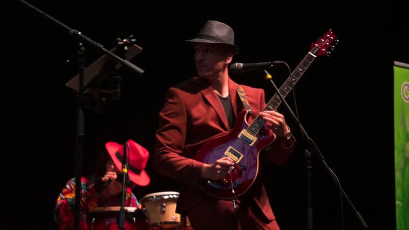 Kapela při vystoupení