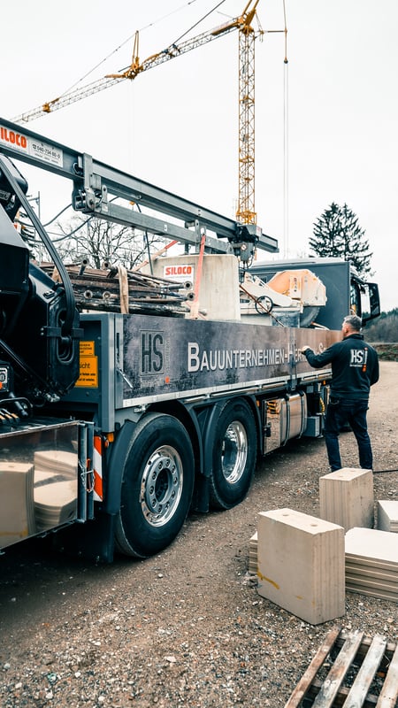 HS-Team bei der Bauplanung