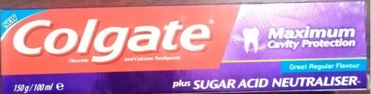 Colgate Max Cavity