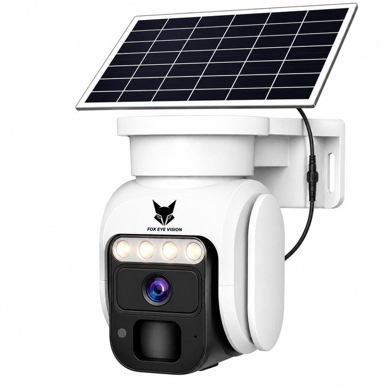 FOX-AM-Q8-W — Solar AI PTZ Camera