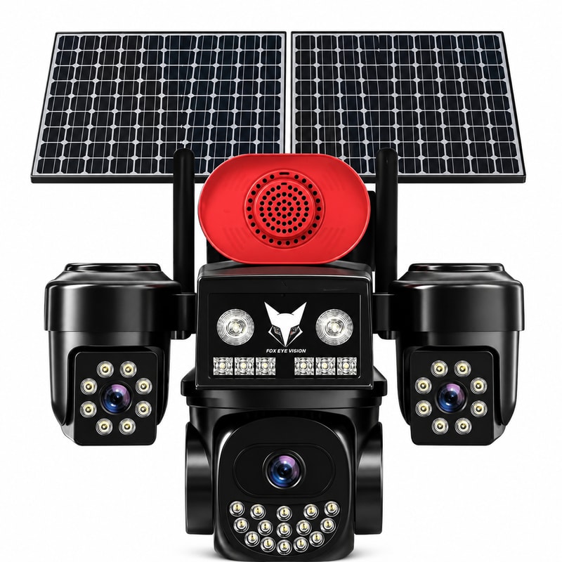 V560 — 4-Screen 3-Rotation Solar AI