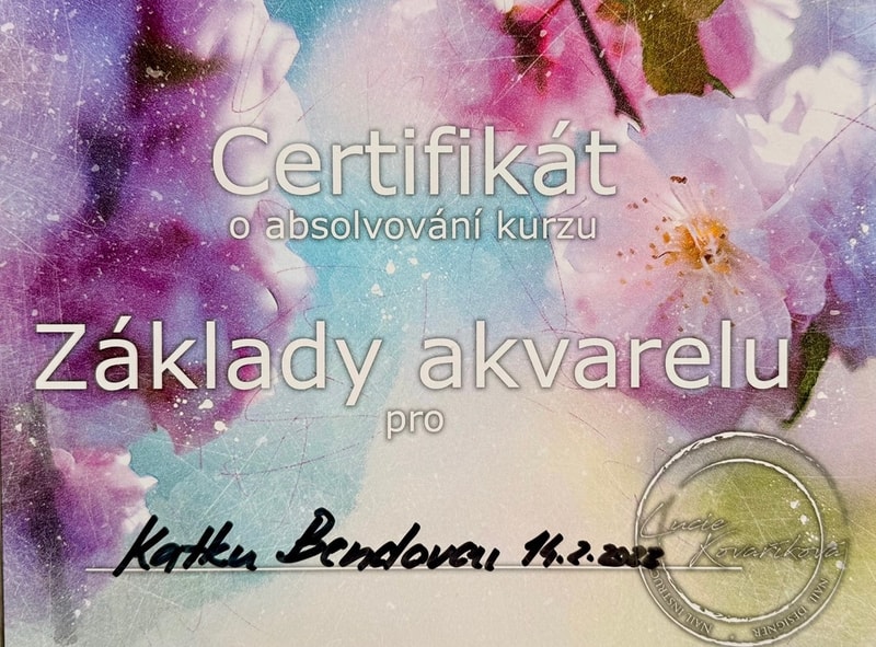 Základy akvarelů - Certificate Course
