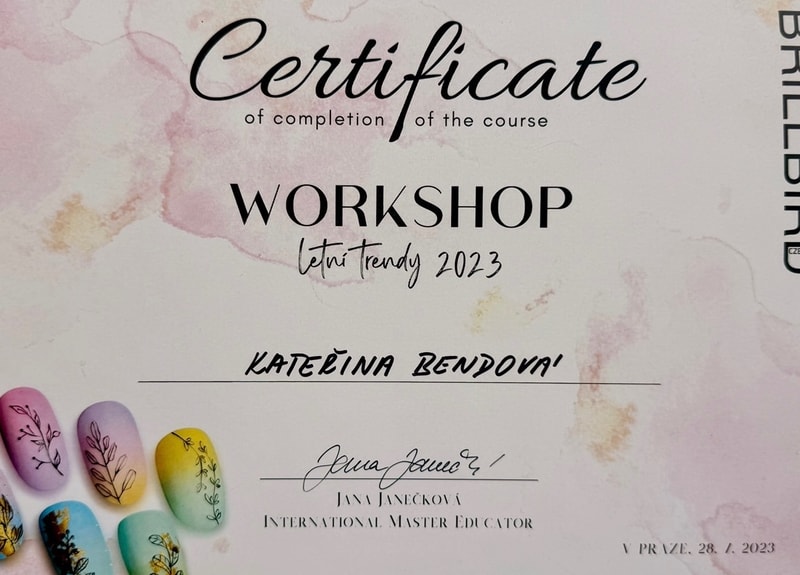 Workshop Certificate - Summer Trends 2023