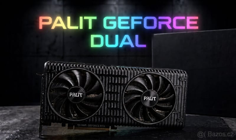 PALIT GeForce RTX 3060 Ti Dual 8GB — 8 GB GDDR6 NVIDIA Ampere (GA104) — Erelen Olomouc — foto 1