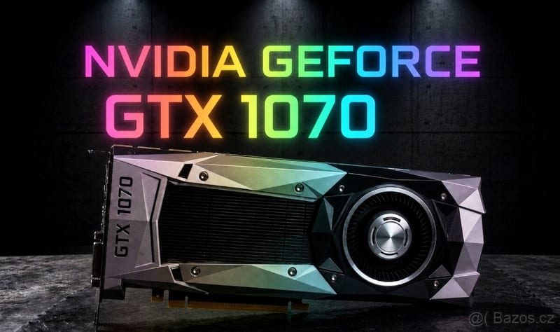 GeForce GTX 1070 Founders Edition 8GB — 8 GB GDDR5 NVIDIA Pascal (GP104) — Erelen Olomouc — foto 1