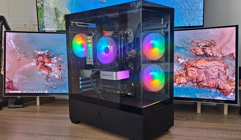 Herní PC AM5 – RTX 3060 Ti / 7500F — AMD Ryzen 5 7500F — NVIDIA GeForce RTX 3060 Ti — Erelen Olomouc — foto 1