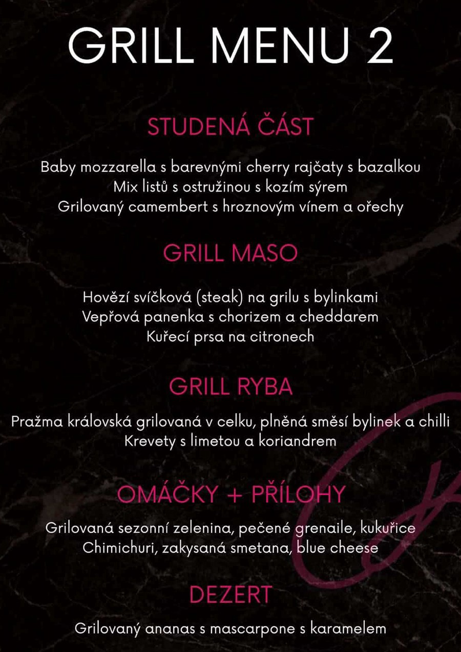 Grill Menu – Jakub Reichman, Hell's 50