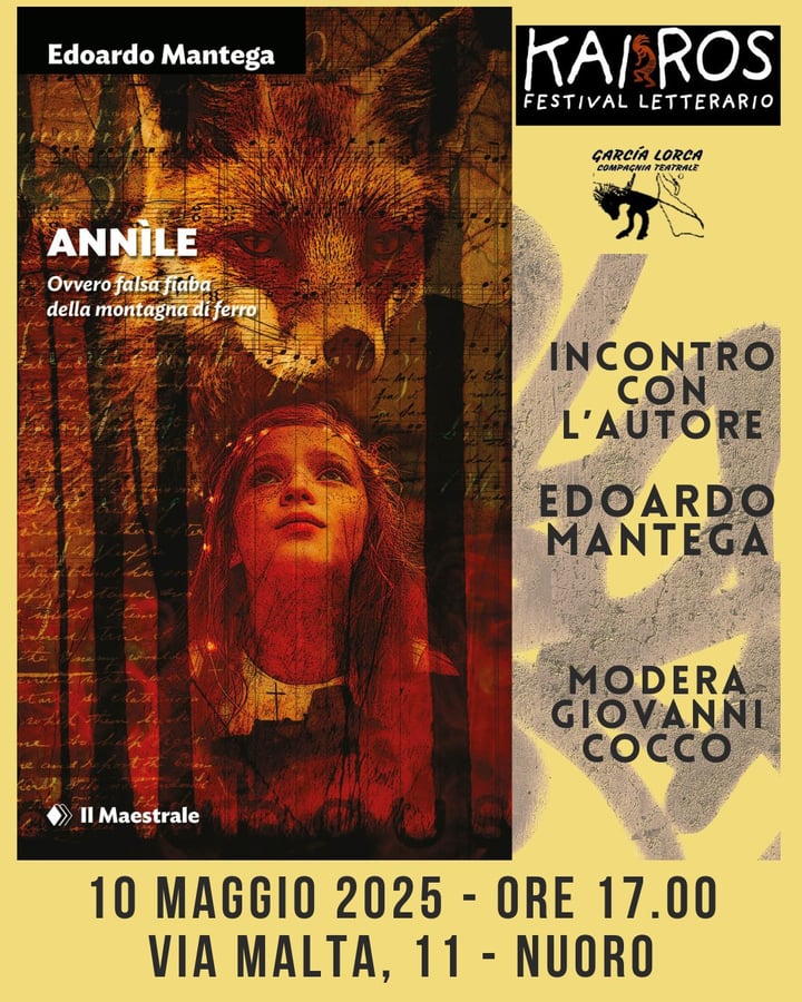 Locandina dell’incontro del 10 maggio 2025 con Edoardo Mantega