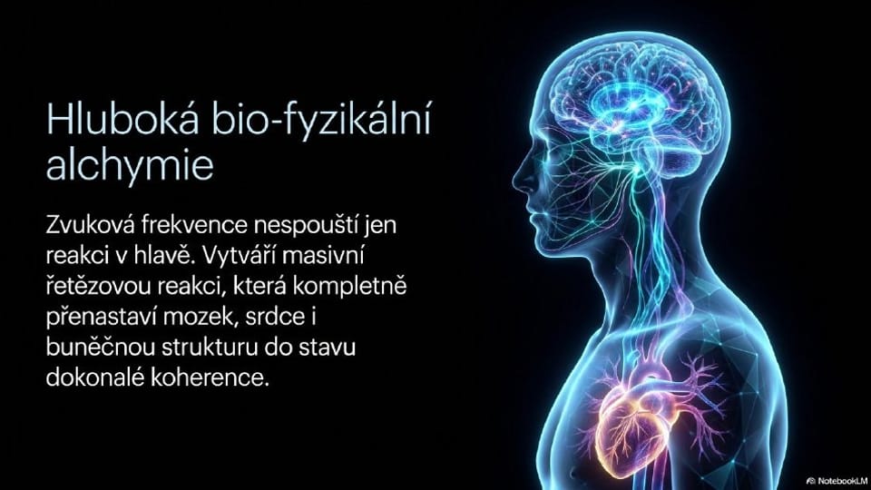 Titulní strana prezentace Biofyzikální alchymie