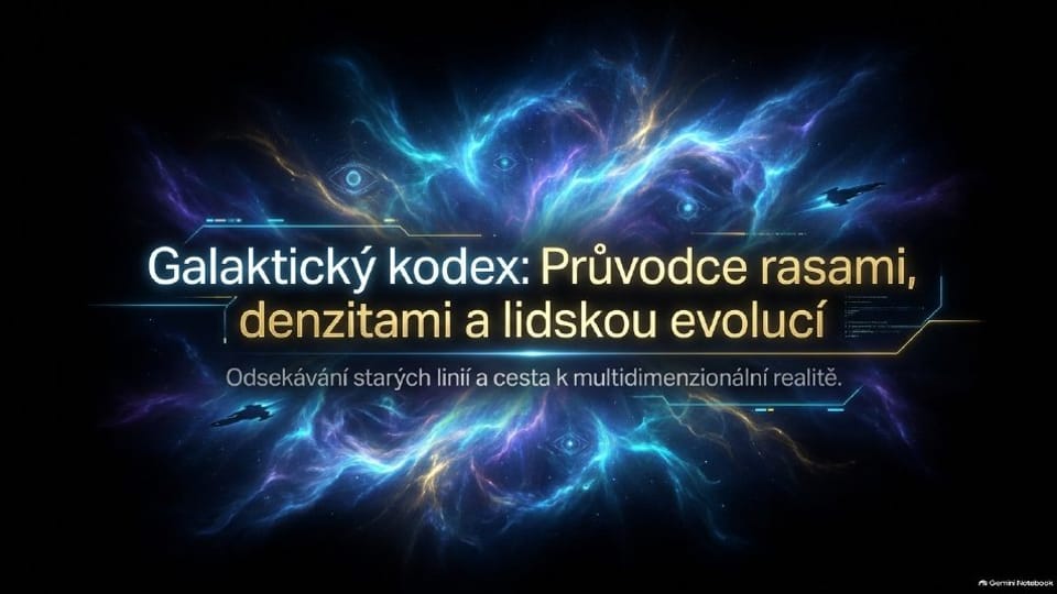 Titulní strana prezentace Galaktický kodex