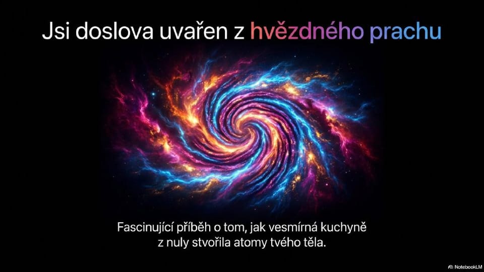 Titulní strana prezentace Hvězdný prach