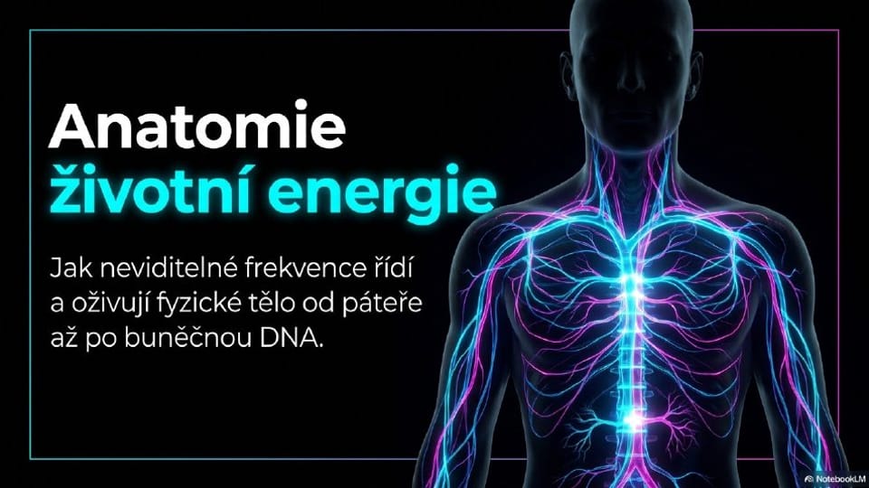 Titulní strana prezentace Čakry a meridiány