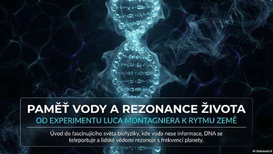 Titulní strana prezentace Paměť vody a rytmus života