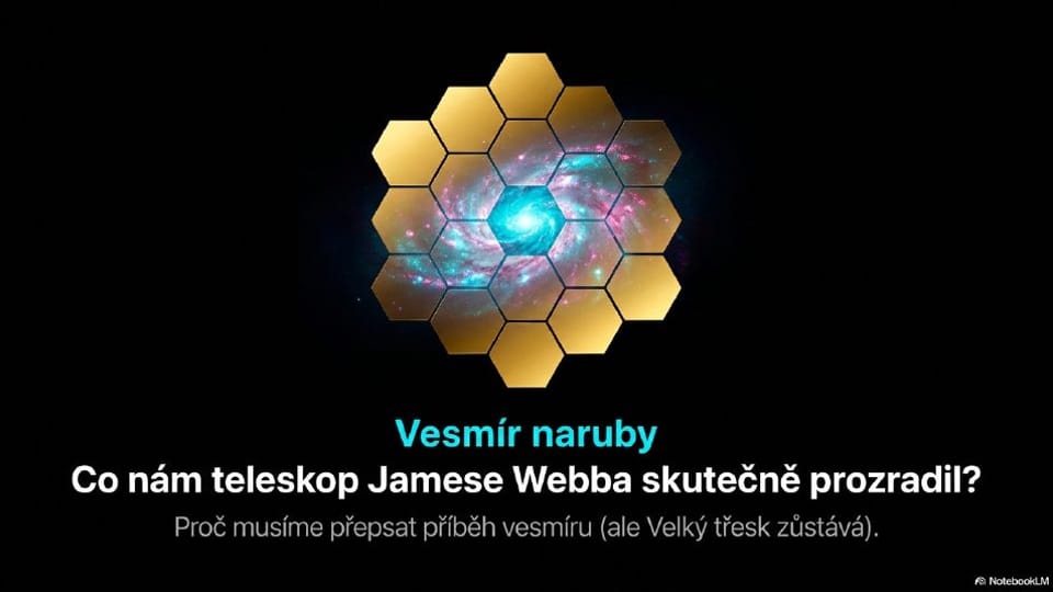 Titulní strana prezentace Vesmír a nový pohled