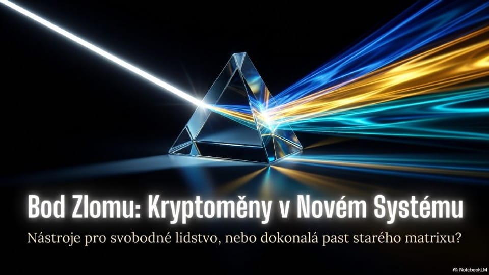 Titulní strana prezentace Kryptoměny na prahu zlomu