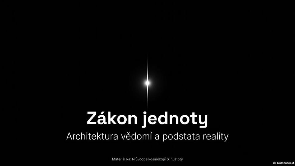 Titulní strana prezentace Zákon jednoty