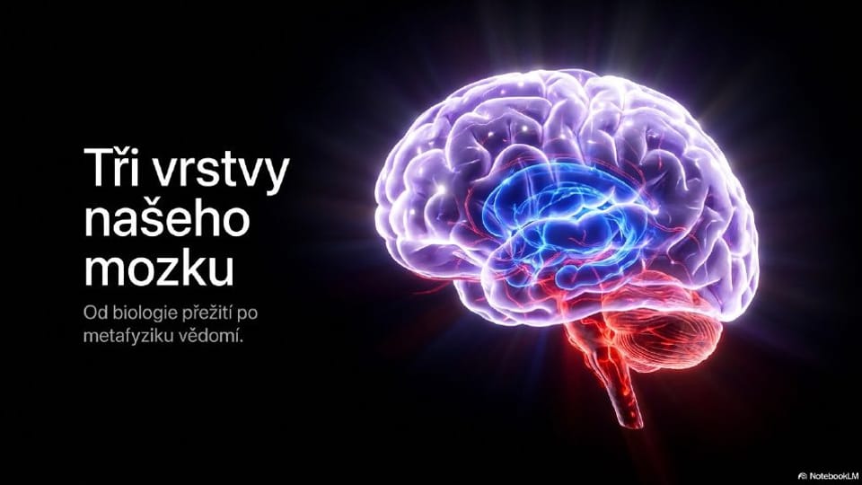 Titulní strana prezentace Tři druhy mozku