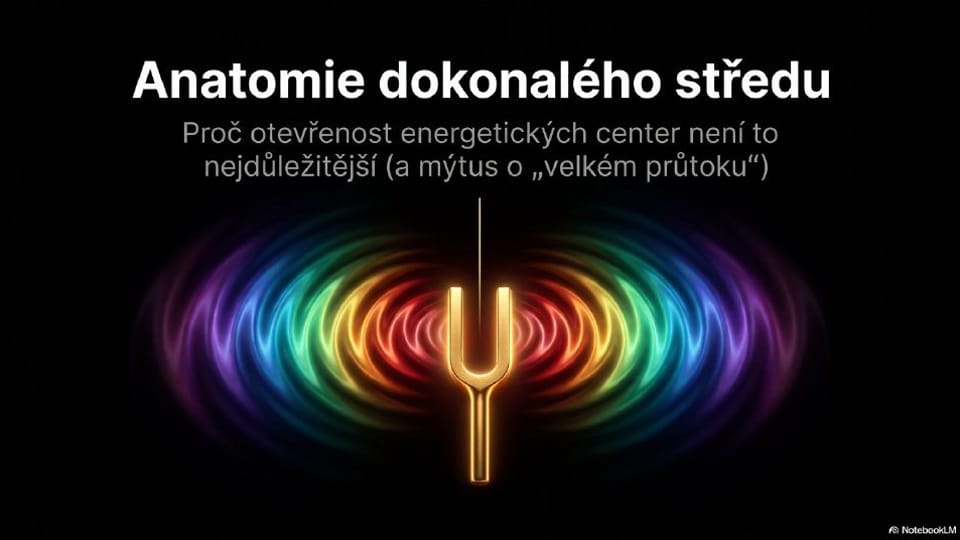 Titulní strana prezentace Čakry a jejich zarovnání