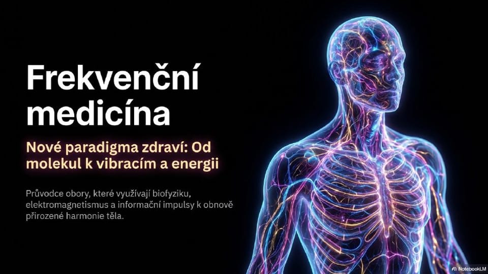 Titulní strana prezentace Frekvenční medicína