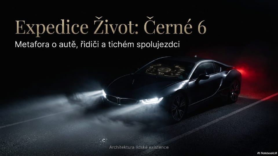 Titulní strana prezentace Analogie duše: spolujezdec