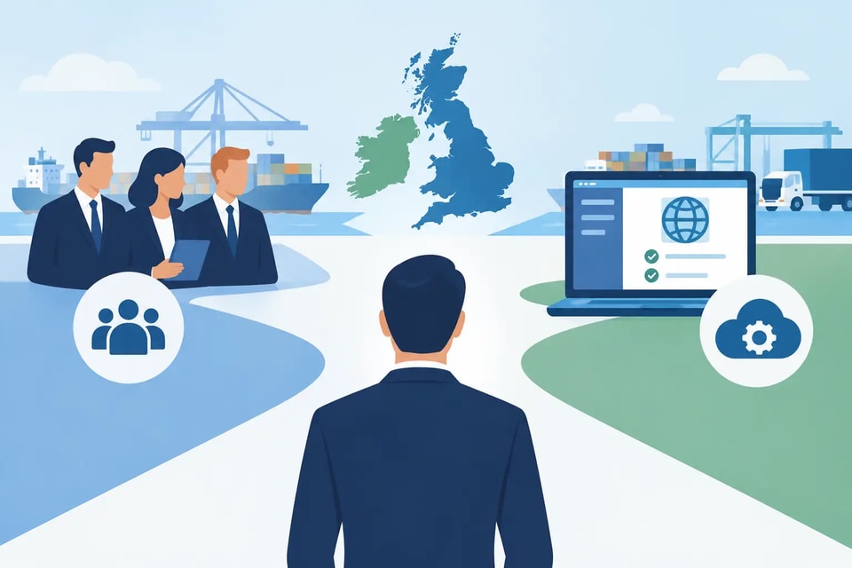 Agency versus Software for UK and Ireland Customs