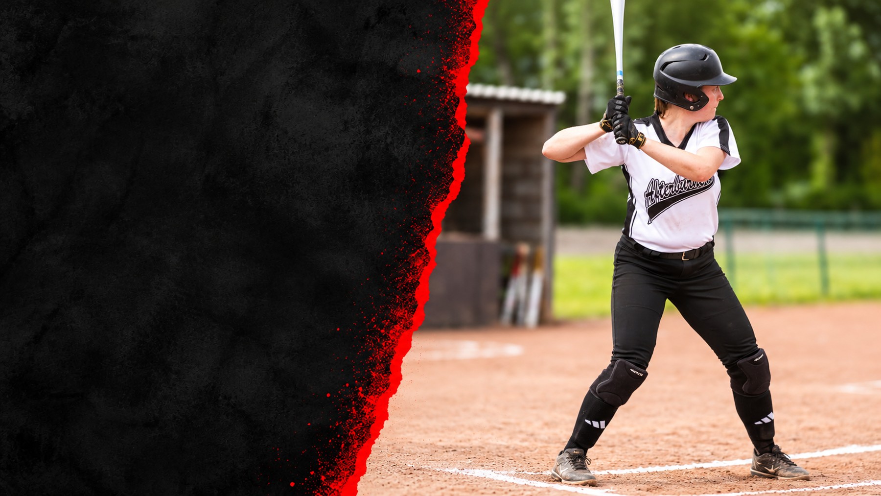 Actiefoto van Softball Dames