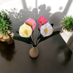 Crochet Calla Lilies
