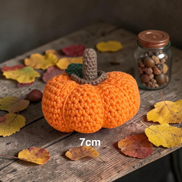 Handmade Crochet Halloween Pumpkins — Autumn Home Décor Ornaments