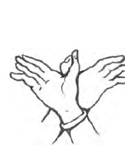Simhamukha Mudra hand position