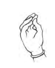 Svastika Mudra hand position