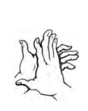 Katakamukha Mudra hand position