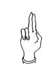 K hatva Mudra hand position