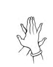 Mukalam Mudra hand position