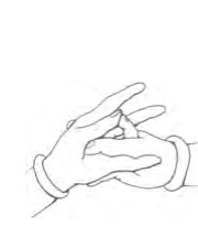 Candrakala Mudra hand position