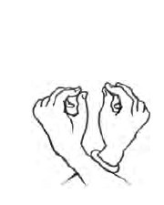 Catura Mudra hand position