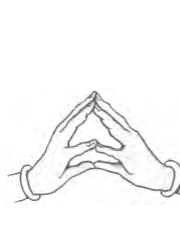 Samputa Mudra hand position