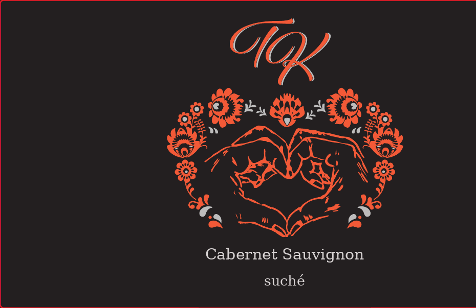 Přední etiketa vína Cabernet Sauvignon