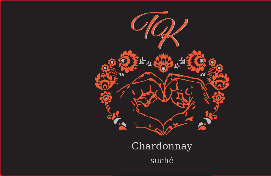 Přední etiketa vína Chardonnay