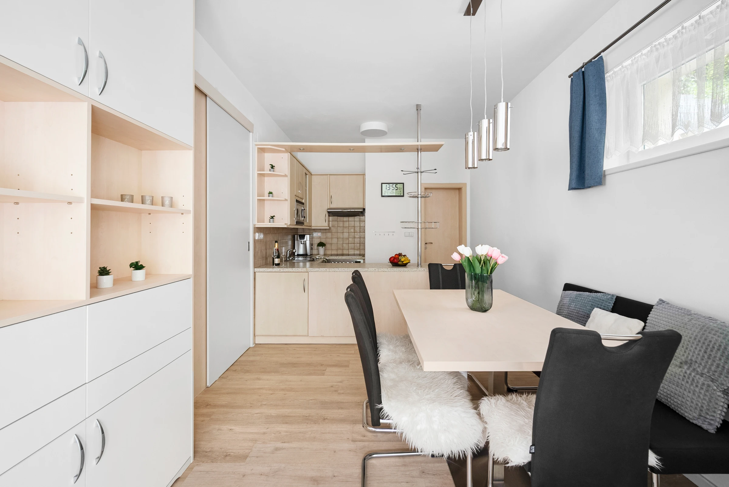 Byt, Libušino údolí, Brno — Kuchyň, po home stagingu