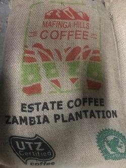 Origin coffee burlap sack at Beantiful roasting facility