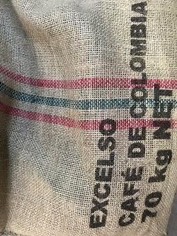 Origin coffee burlap sack at Beantiful roasting facility