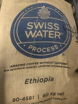 Single origin coffee sack at Beantiful roasting facility