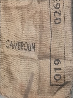 Single origin coffee burlap sack arriving at Beantiful roasting facility