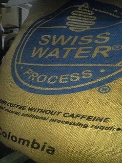 Single origin coffee sack at Beantiful roasting facility