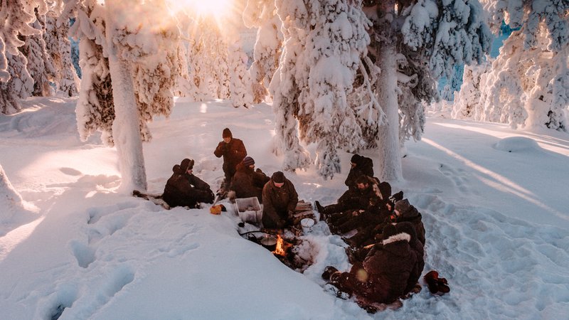25 January 2015, Photo Patrick HattoriSarkimukka. Snowy Mountain tour, Lumivaara