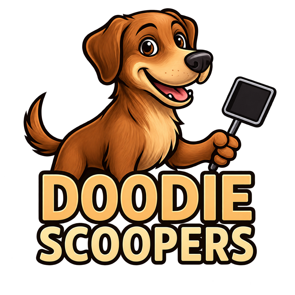 Jackson the DoodieScoopers pup mascot