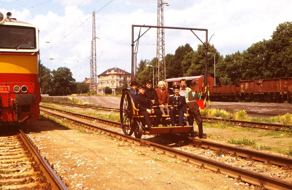 Historická drezina v Lysé nad Labem
