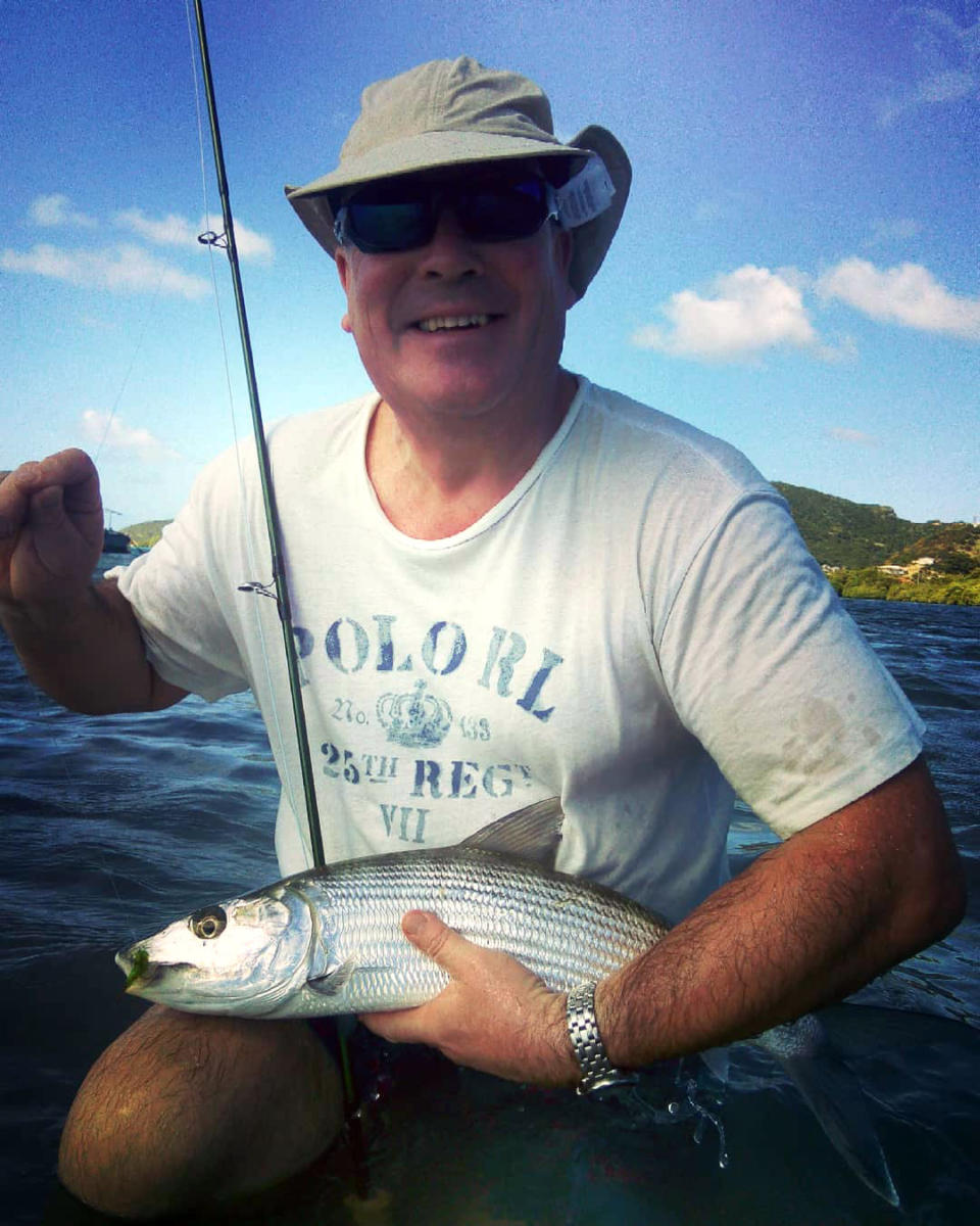 Another solid bonefish on light tackle
