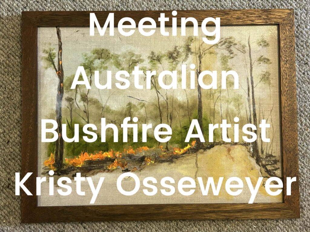 Kristy Osseweyer's Australian Bushfire Paintings