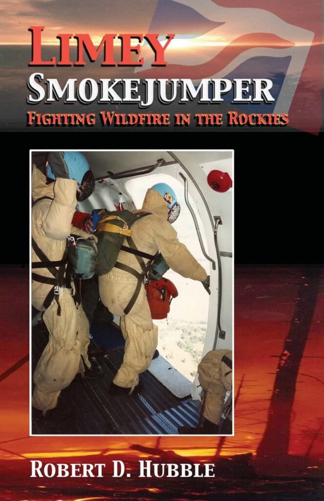 Bob Hubble of the Missoula Smokejumpers, our British smokejumper, telling his story of smokejumping.